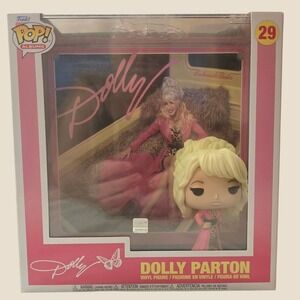 Funko Pop Albums Dolly Parton Backwoods Barbie Vinyl Figure 29 with Case
